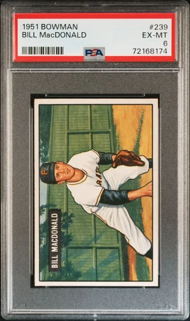 1951 Bowman Bill Macdonald #239 card image
