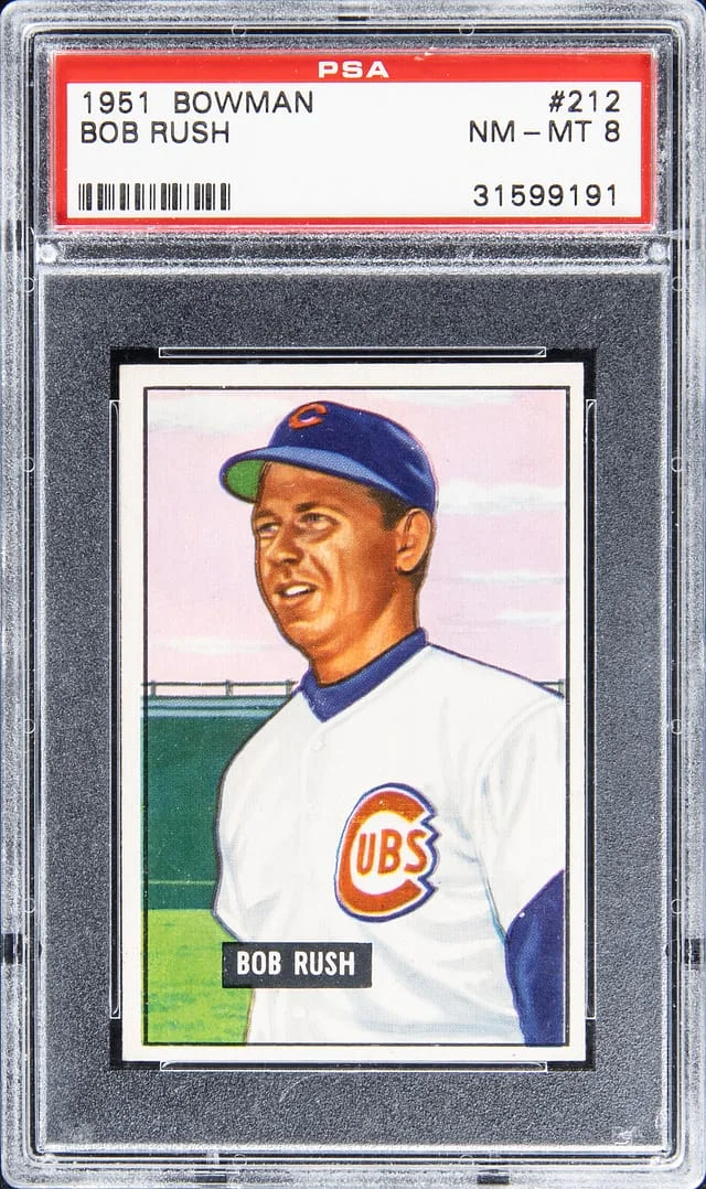 1951 Bowman Bob Rush #212 card image