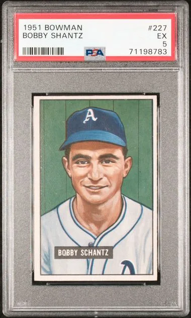 1951 Bowman Bobby Shantz #227 card image
