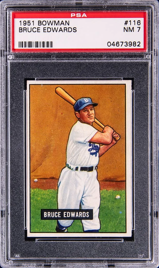 1951 Bowman Bruce Edwards #116 card image