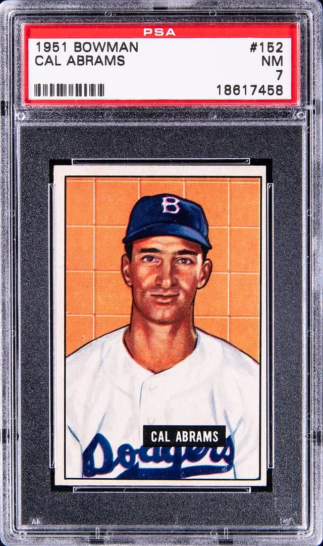 1951 Bowman Cal Abrams #152 card image