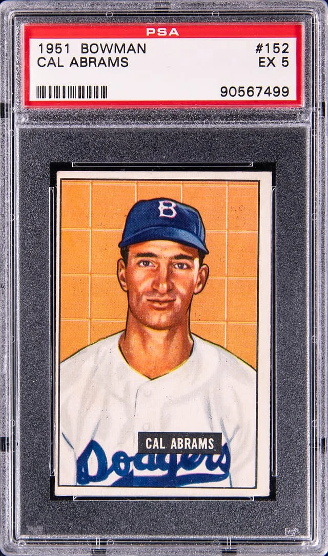 1951 Bowman Carl Abrams #152 card image