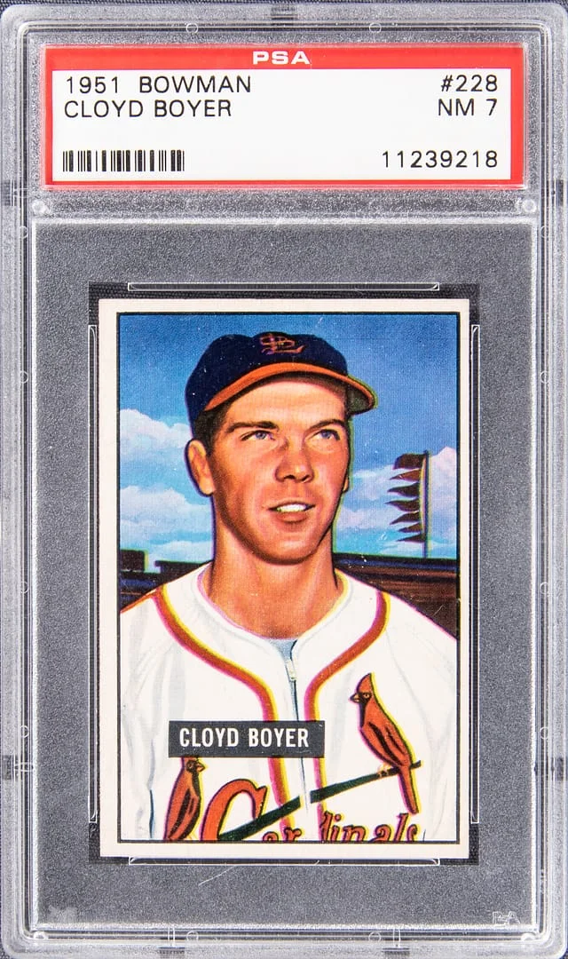1951 Bowman Cloyd Boyer #228 card image