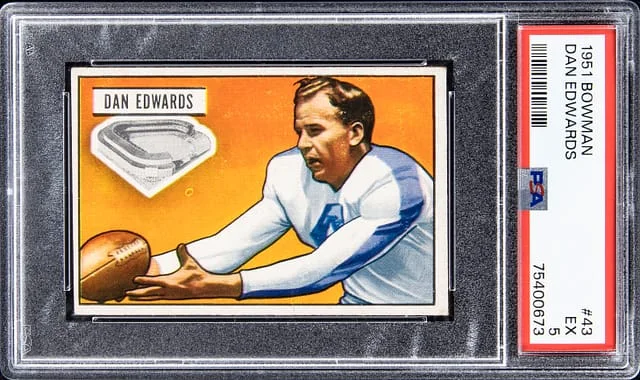1951 Bowman Dan Edwards #43 card image
