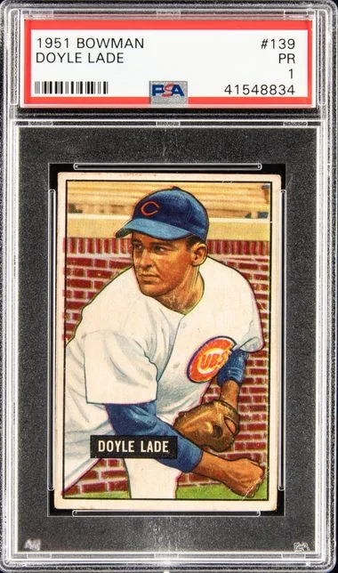 1951 Bowman Doyle Lade #139 card image