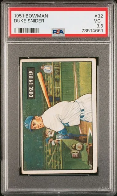 1951 Bowman Duke Snider #32 card image