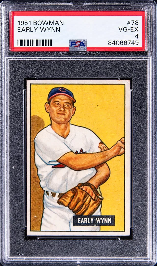 1951 Bowman Early Wynn #78 card image