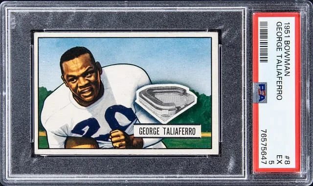 1951 Bowman George Taliaferro #8 card image