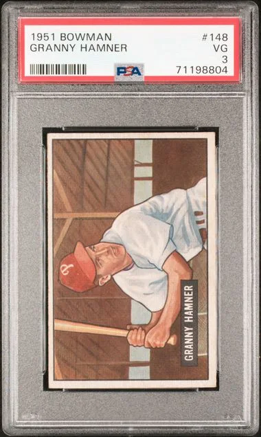 1951 Bowman Granny Hamner #148 card image