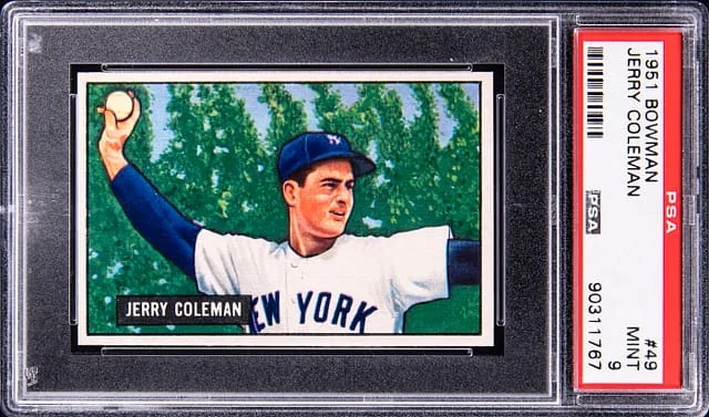 1951 Bowman Jerry Coleman #49 card image