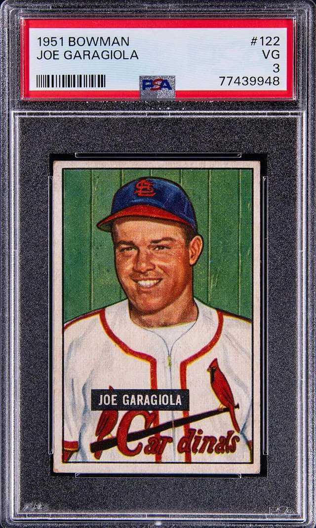 1951 Bowman Joe Garagiola #122 card image