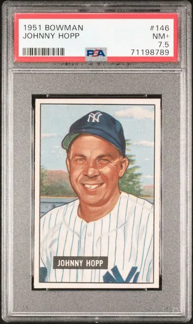 1951 Bowman Johnny Hopp #146 card image
