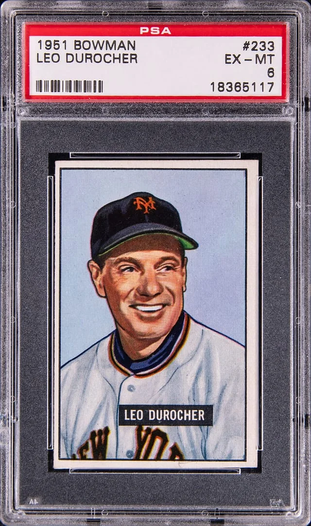 1951 Bowman Leo Durocher #233 card image