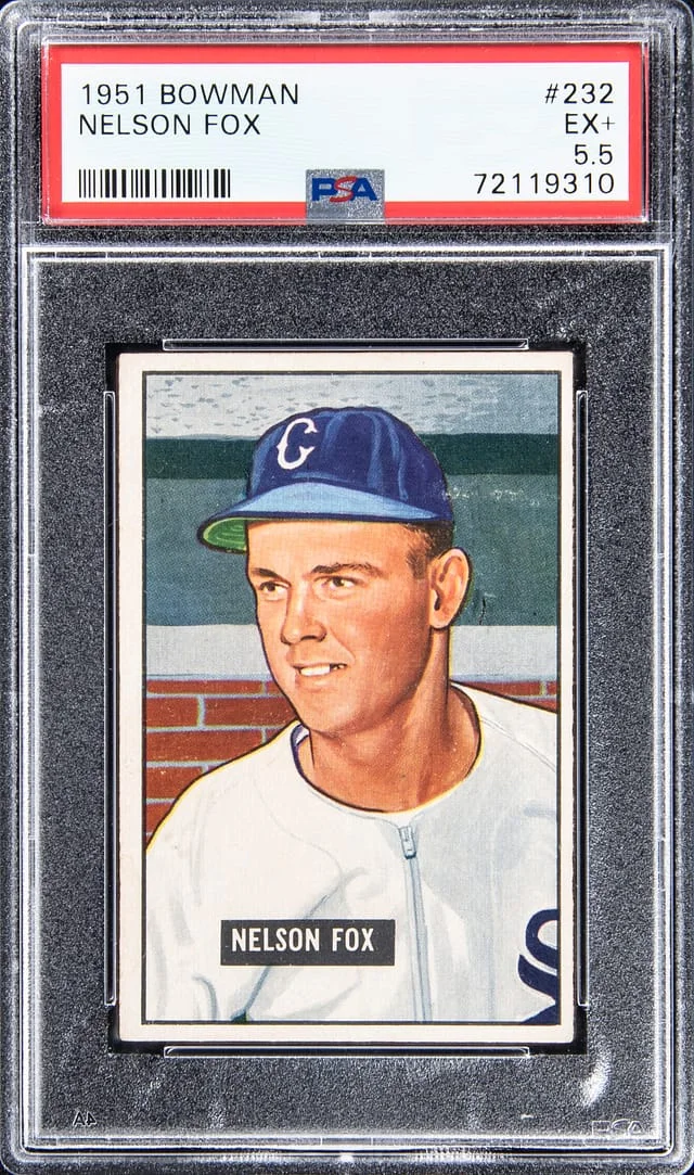 1951 Bowman Nellie Fox #232 card image