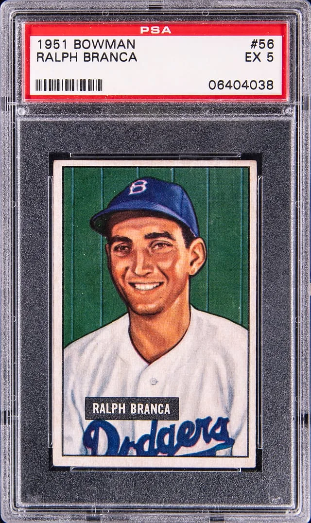 1951 Bowman Ralph Branca #56 card image
