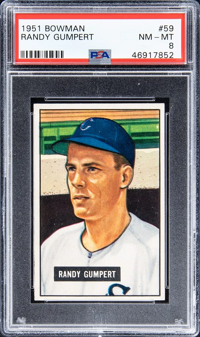 1951 Bowman Randy Gumpert #59 card image