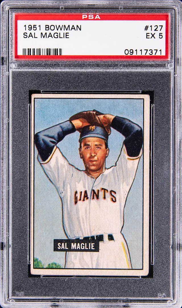 1951 Bowman Sal Maglie #127 card image