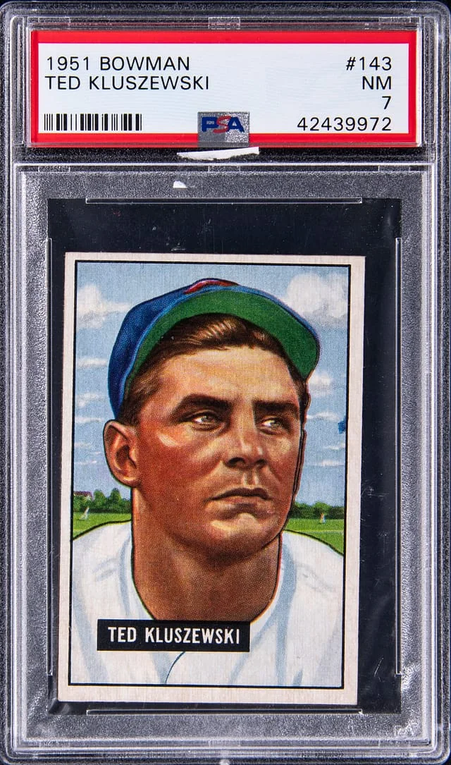 1951 Bowman Ted Kluszewski #143 card image