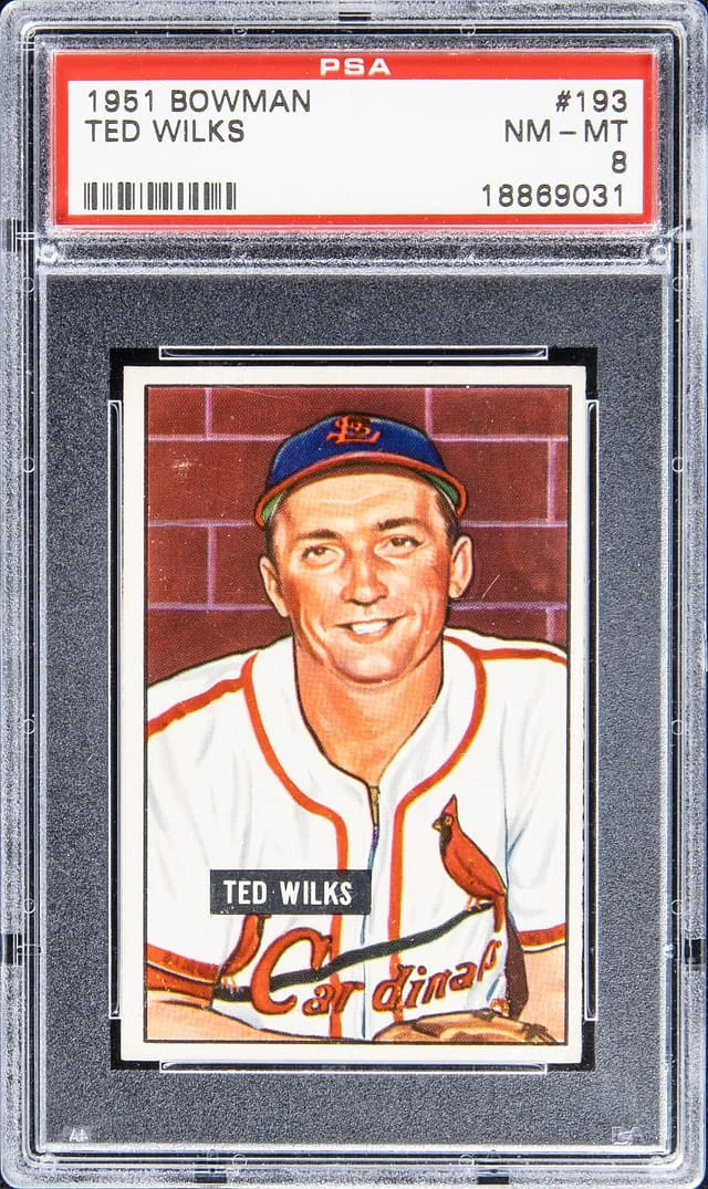 1951 Bowman Ted Wilks #193 card image