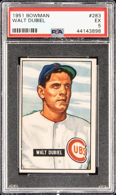 1951 Bowman Walt Dubiel #283 card image