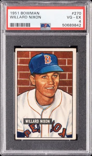 1951 Bowman Willard Nixon #270 card image