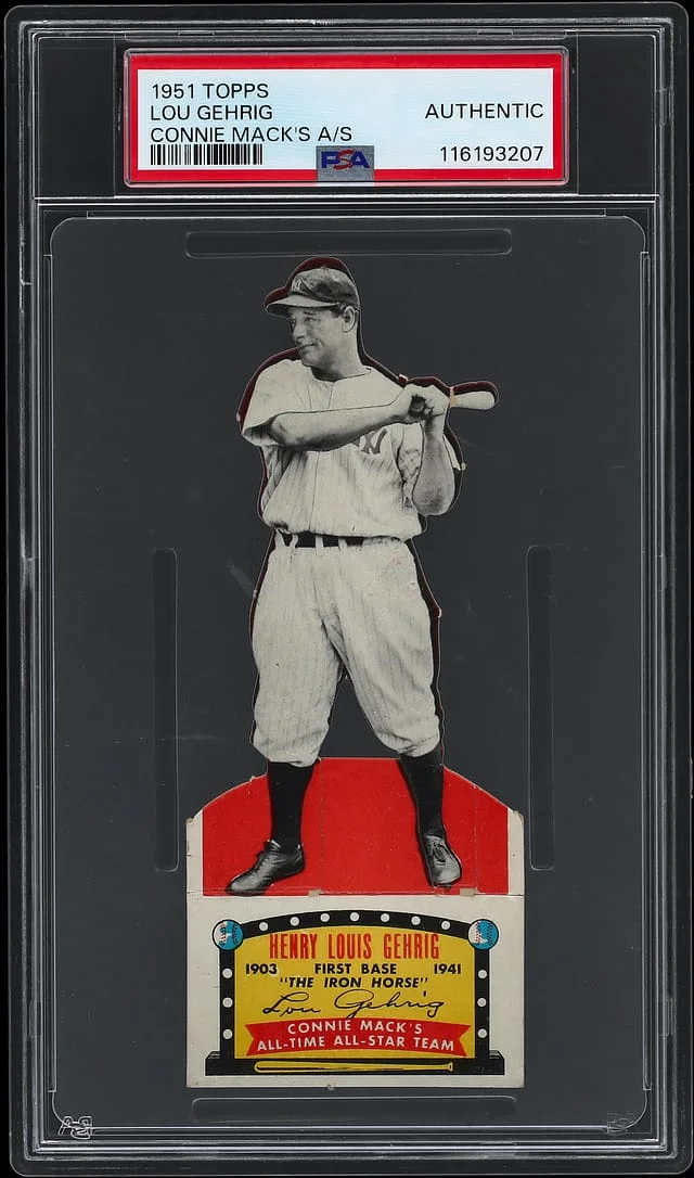 1951 Topps Connie Mack's All-Stars Lou Gehrig #no-number card image