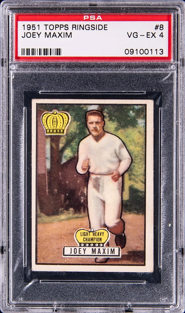 1951 Topps Joey Maxim Ringside #8 card image