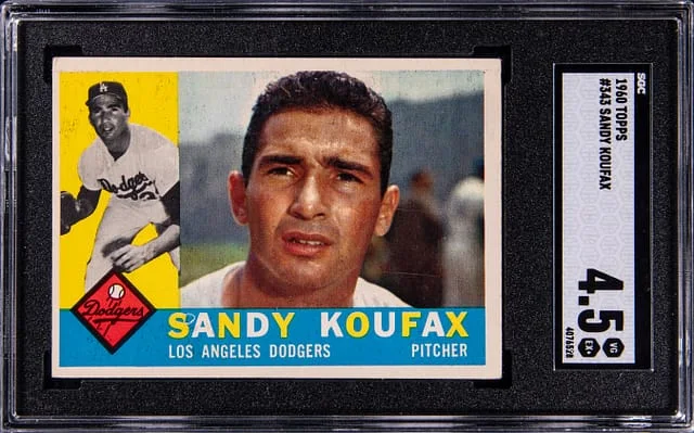 1951 Topps Sandy Koufax #343 card image