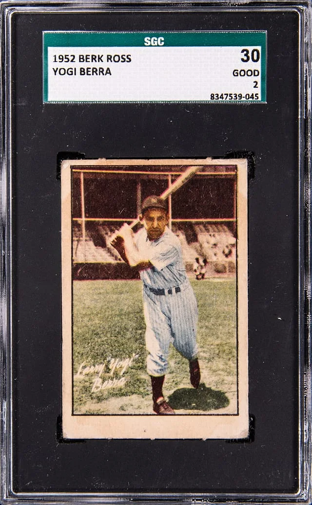 1952 Berk Ross Yogi Berra #NNO card image