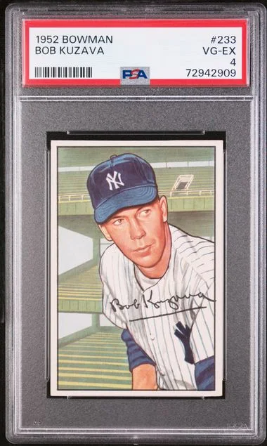 1952 Bowman Bob Kuzava #233 card image
