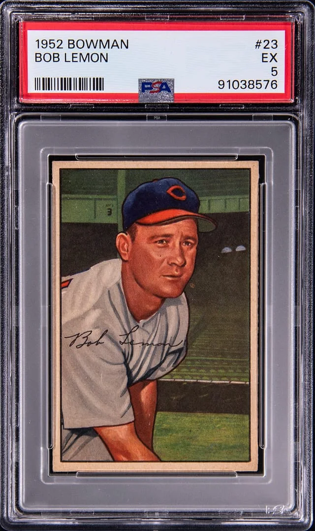 1952 Bowman Bob Lemon #23 card image