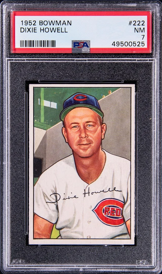 1952 Bowman Dixie Howell #222 card image