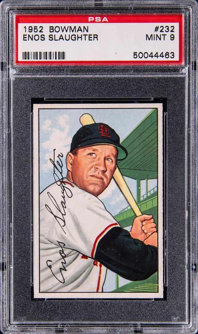 1952 Bowman Enos Slaughter #232 card image