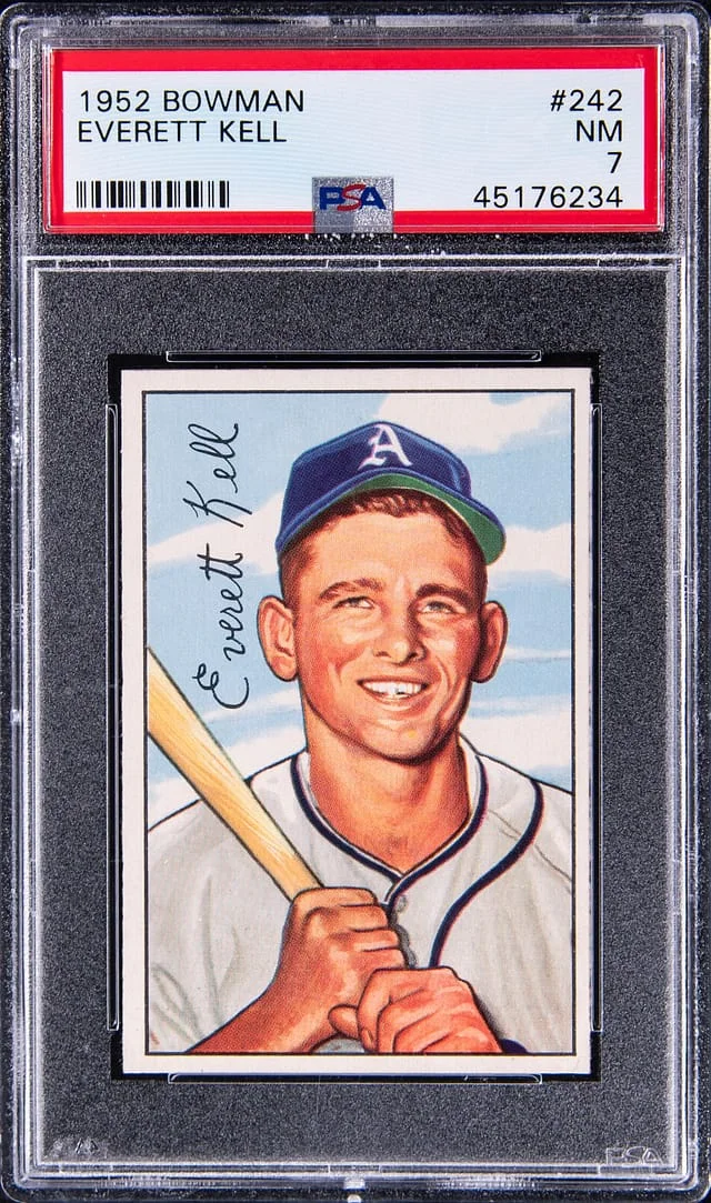 1952 Bowman Everett Kell #242 card image