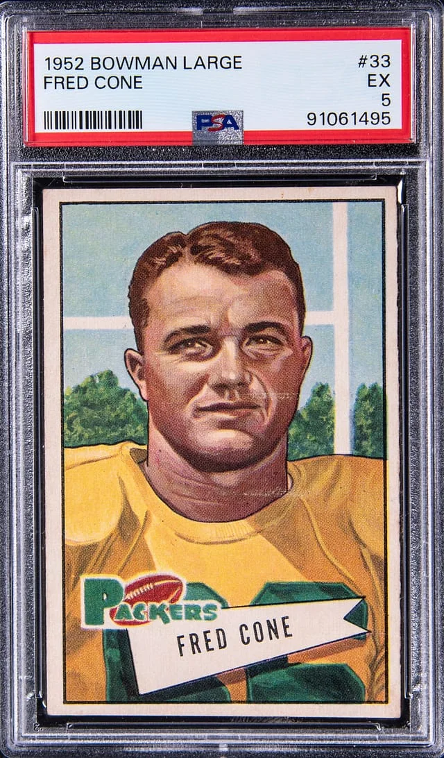 1952 Bowman Fred Cone Large #33 card image