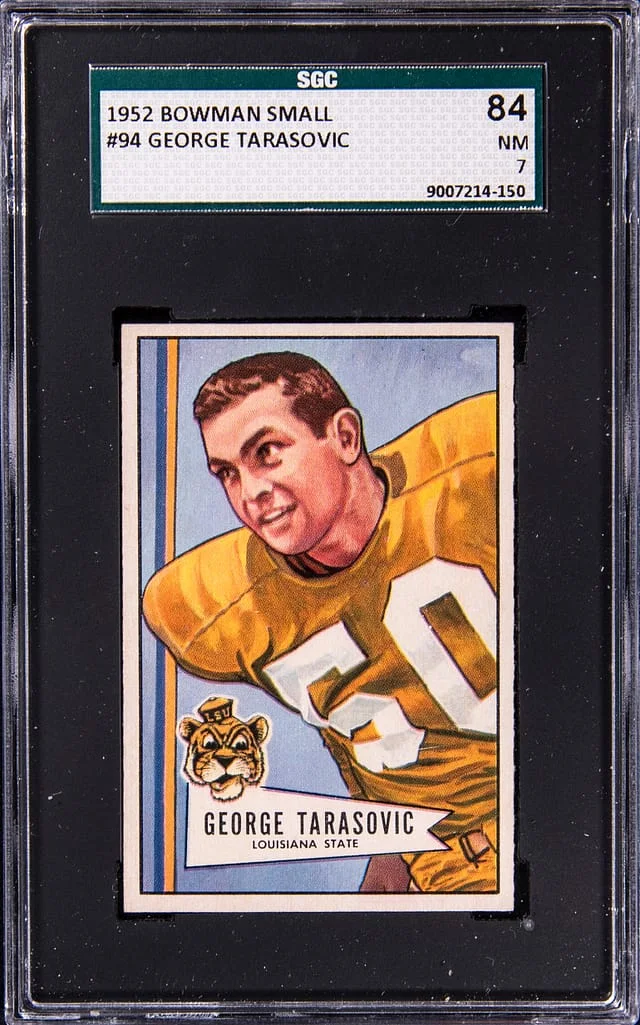 1952 Bowman George Tarasovic Small #94 card image