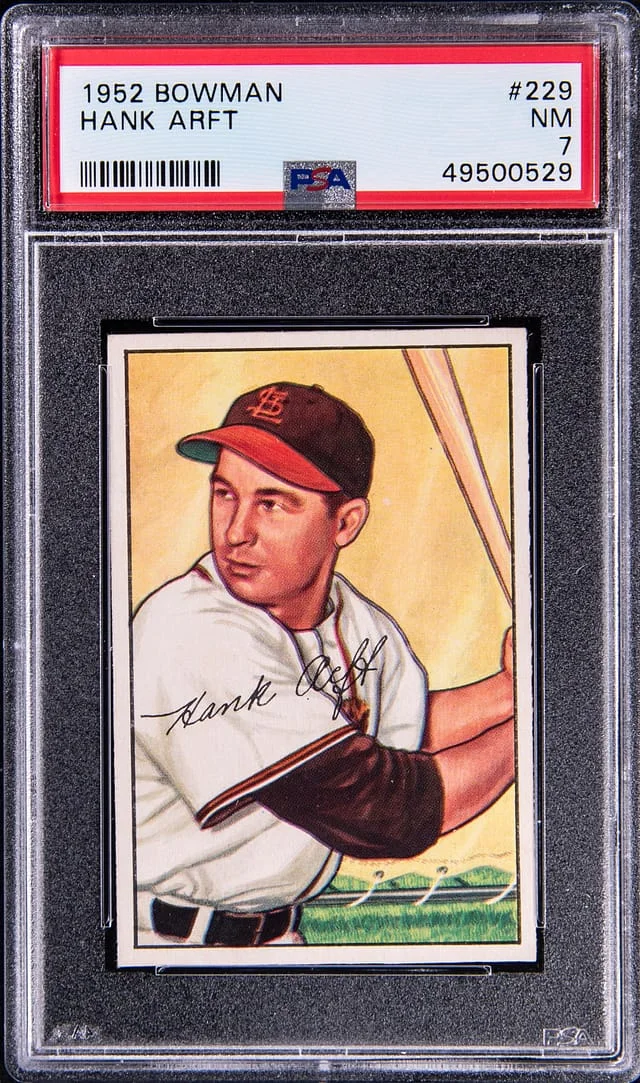1952 Bowman Hank Arft #229 card image