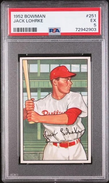 1952 Bowman Jack Lohrke #251 card image