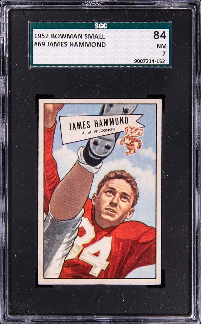 1952 Bowman James Hammond Small #69 card image