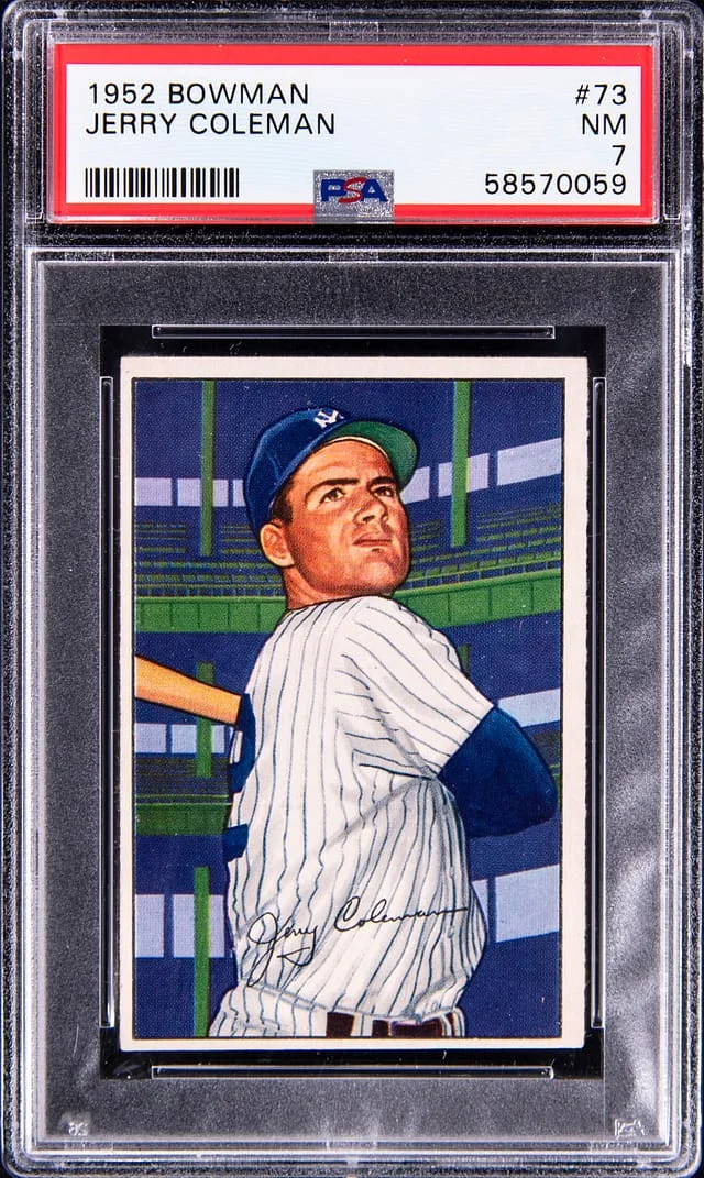 1952 Bowman Jerry Coleman #73 card image