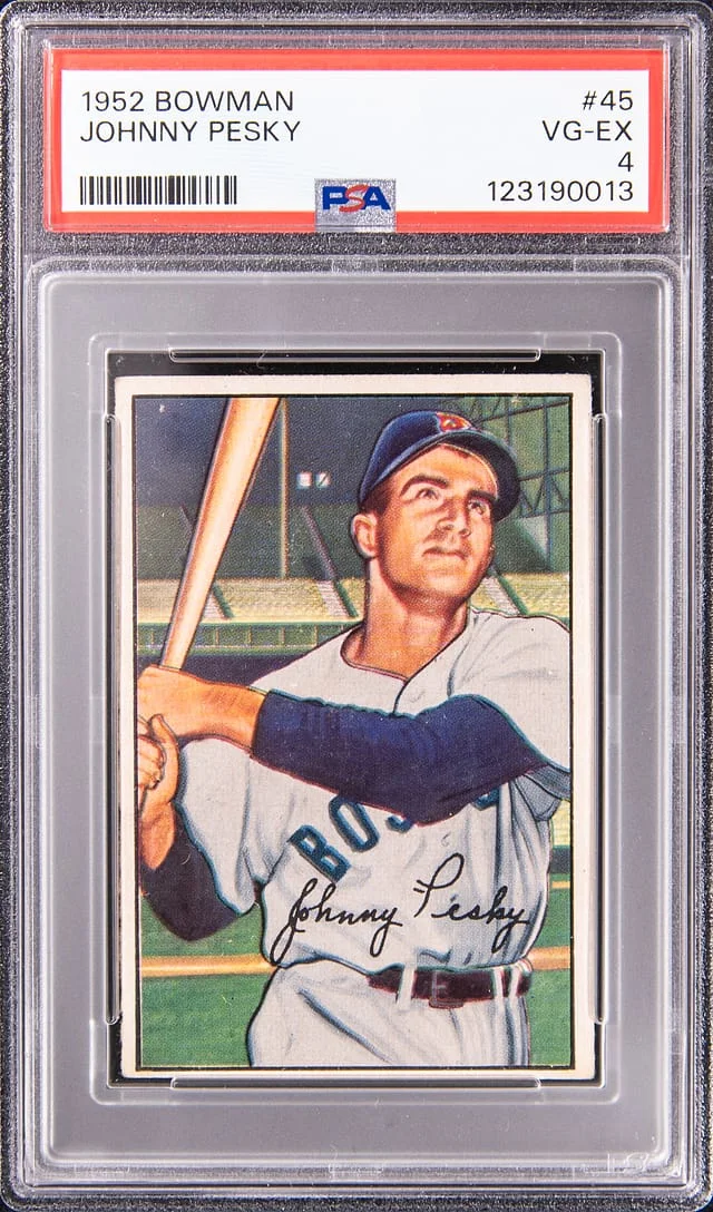 1952 Bowman John Pesky #45 card image