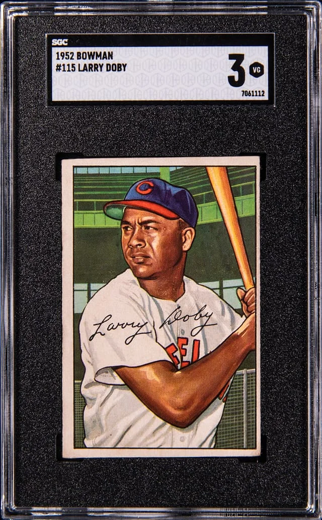 1952 Bowman Larry Doby #115 card image