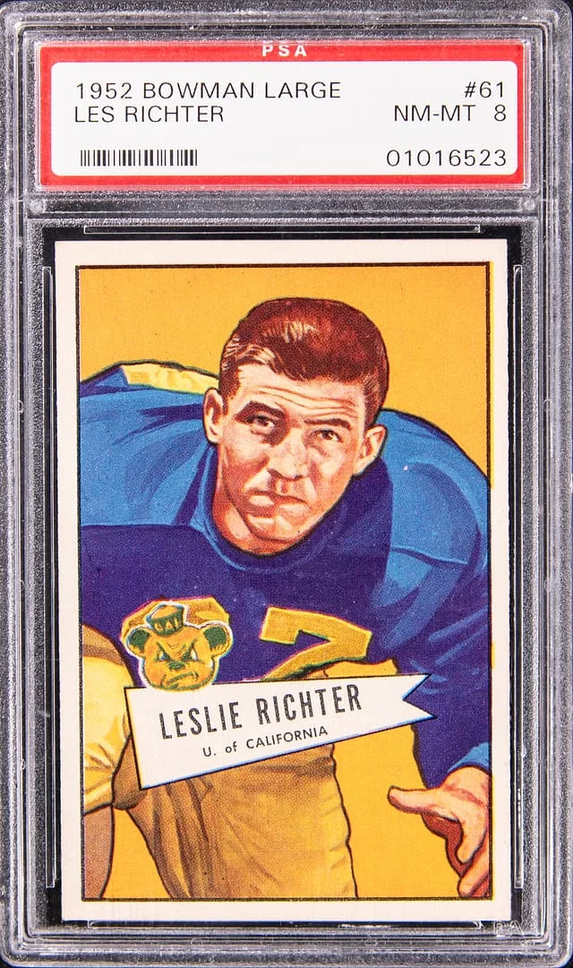 1952 Bowman Les Richter Large #61 card image