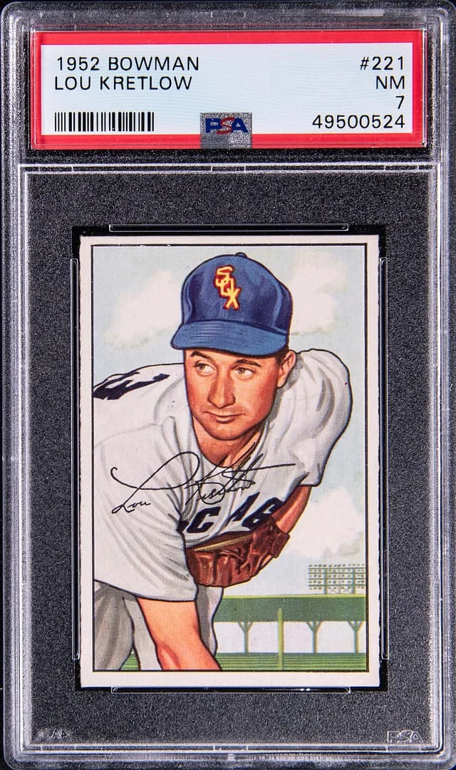 1952 Bowman Lou Kretlow #221 card image