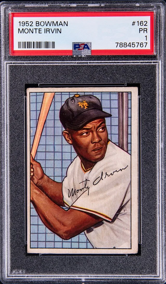 1952 Bowman Monte Irvin #162 card image