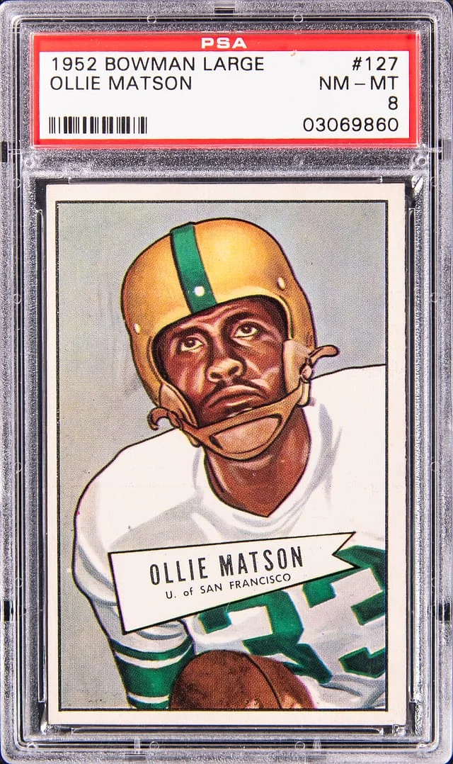 1952 Bowman Ollie Matson SP Large #127 card image