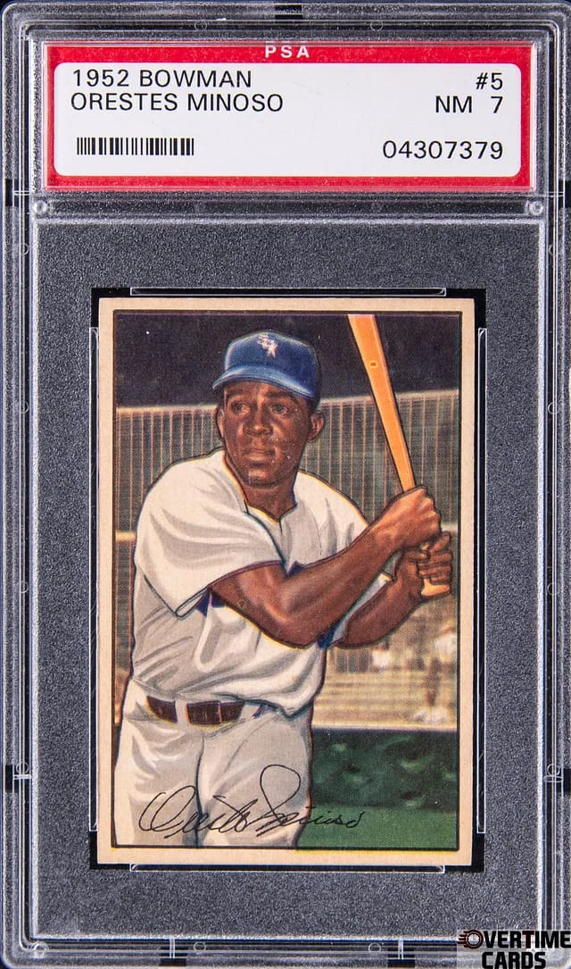 1952 Bowman Orestes (Minnie) Minoso #5 card image