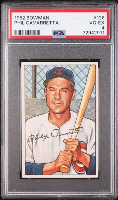 1952 Bowman Phil Cavarretta #126 card image