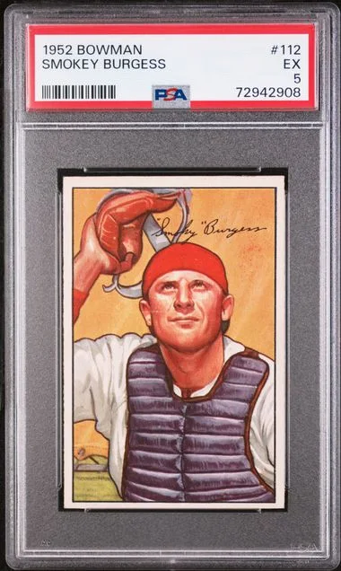 1952 Bowman Smokey Burgess #112 card image