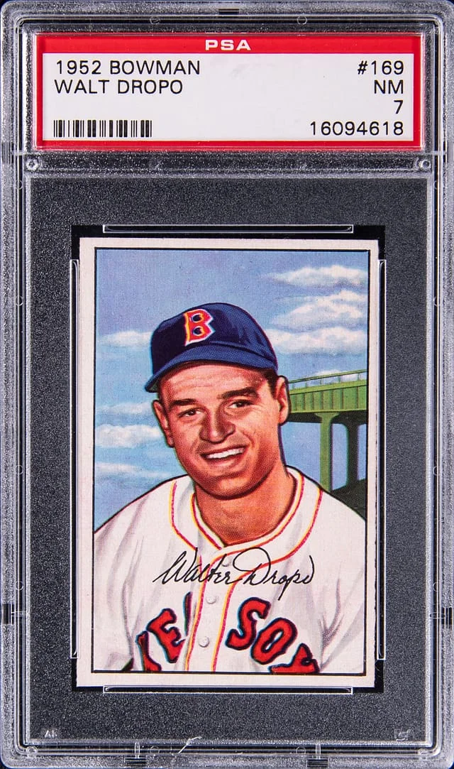 1952 Bowman Walt Dropo #169 card image